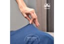 leevitex Spannbettlaken Jersey 100% Baumwolle Navyblau Bild 3
