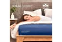 leevitex Spannbettlaken Jersey 100% Baumwolle Navyblau Bild 4