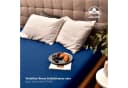 leevitex Spannbettlaken Jersey 100% Baumwolle Navyblau Bild 5