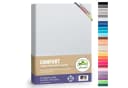leevitex® Spannbettlaken Premium 170g/m² Weiß Jersey-Baumwolle Bild 2
