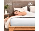 leevitex® Spannbettlaken Premium 170g/m² Weiß Jersey-Baumwolle Bild 4