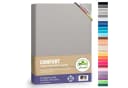leevitex® Spannbettlaken Premium 170g/m² Grau/Silber Jersey-Baumwolle Bild 2
