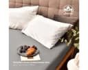 leevitex® Spannbettlaken Premium 170g/m² Grau/Silber Jersey-Baumwolle Bild 5