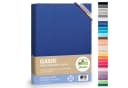 leevitex Spannbettlaken Boxspring & Wasserbett Jersey Baumwolle Blau Bild 2