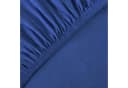 leevitex Spannbettlaken Boxspring & Wasserbett Jersey Baumwolle Blau Bild 1