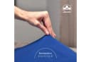 leevitex Spannbettlaken Boxspring & Wasserbett Jersey Baumwolle Blau Bild 3
