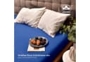 leevitex Spannbettlaken Boxspring & Wasserbett Jersey Baumwolle Blau Bild 5