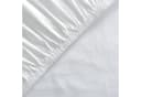 leevitex Spannbettlaken Premium 195 Weiß Jersey Baumwolle Bild 3