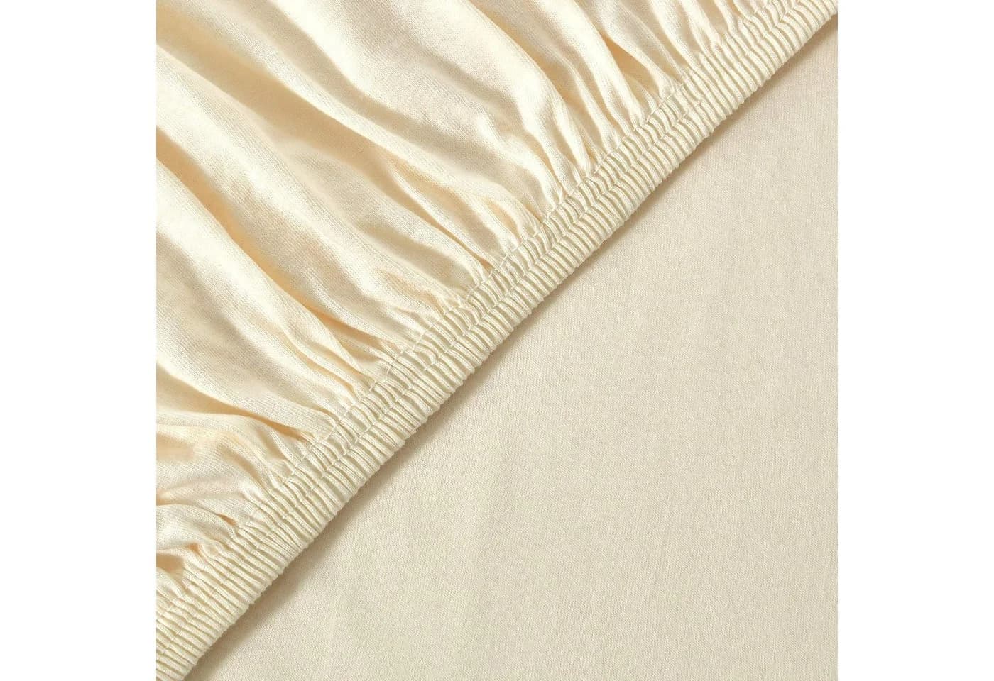 leevitex® Spannbettlaken Premium 195 Weiß Jersey Baumwolle