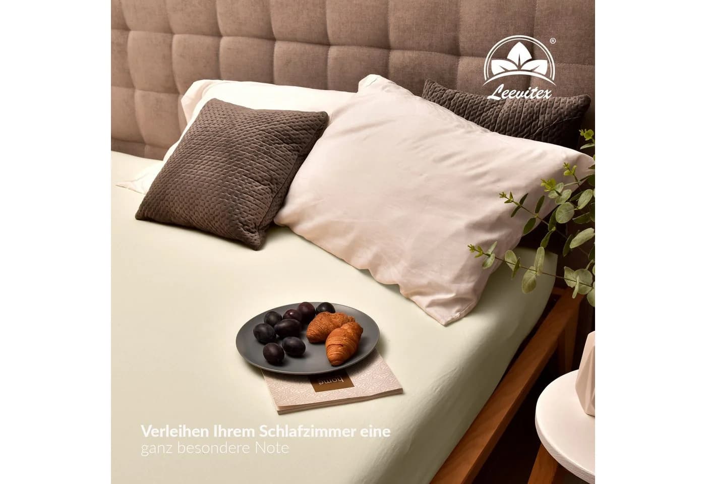 leevitex® Spannbettlaken Jersey-Baumwolle 150 g/m² - Bild 5