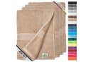 leevitex® Handtuch Frottee 4er Set Beige 50 x 100 cm Bild 2