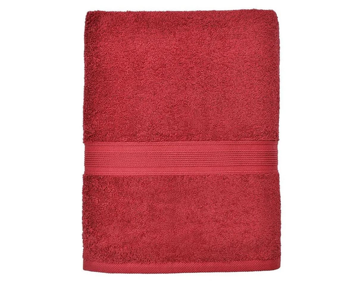 leevitex® Saunatuch Frottee XXL Bordeaux Rot Extra Groß - Bild 2
