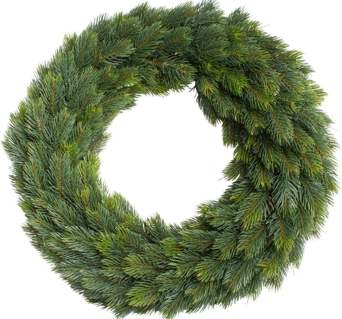 BOTANIC-HAUS Edel-Adventskranz einseitig Grün
