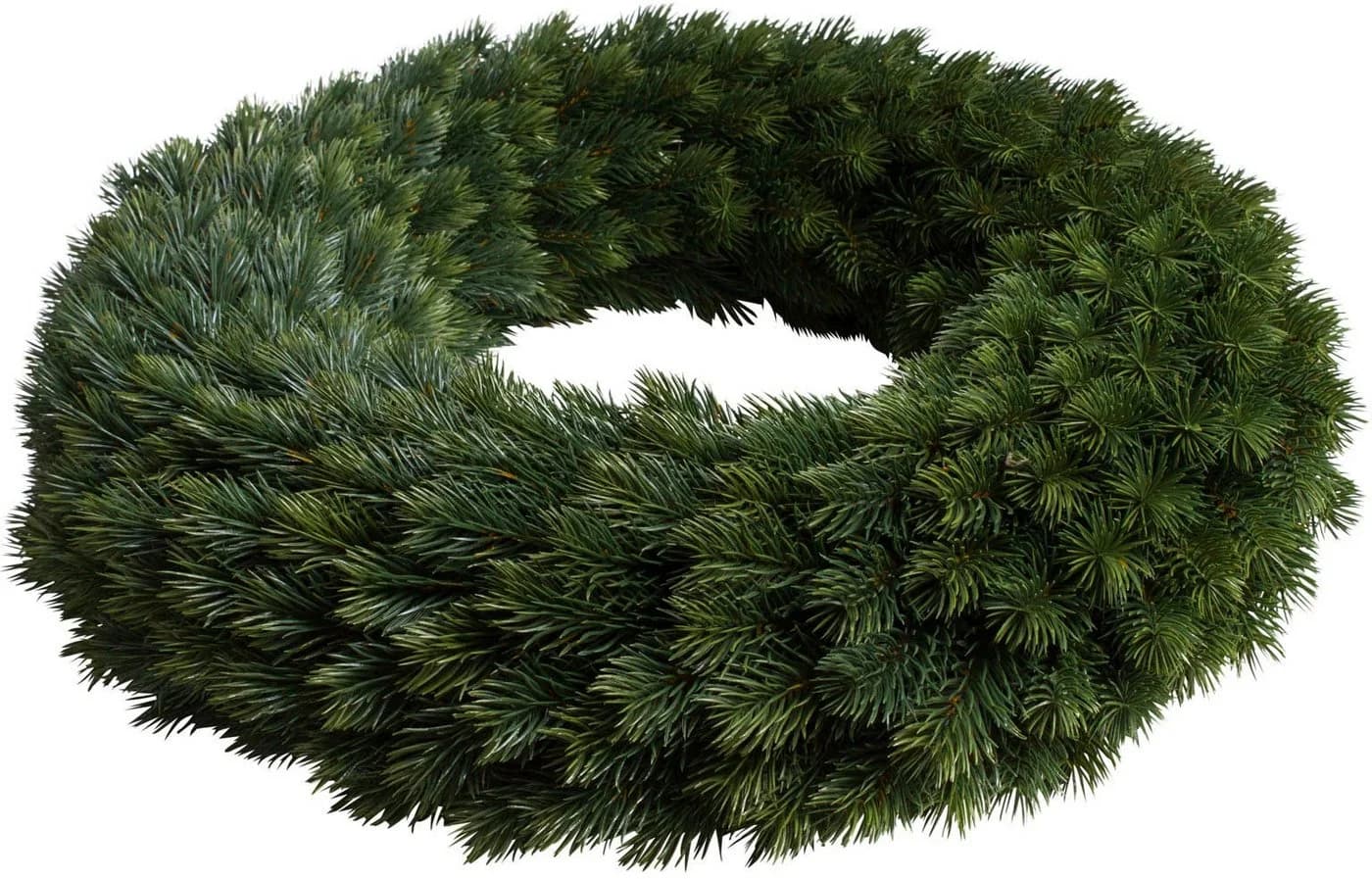Botanic-Haus Kunstkranz Edel-Adventskranz beidseitig Tanne Grün
