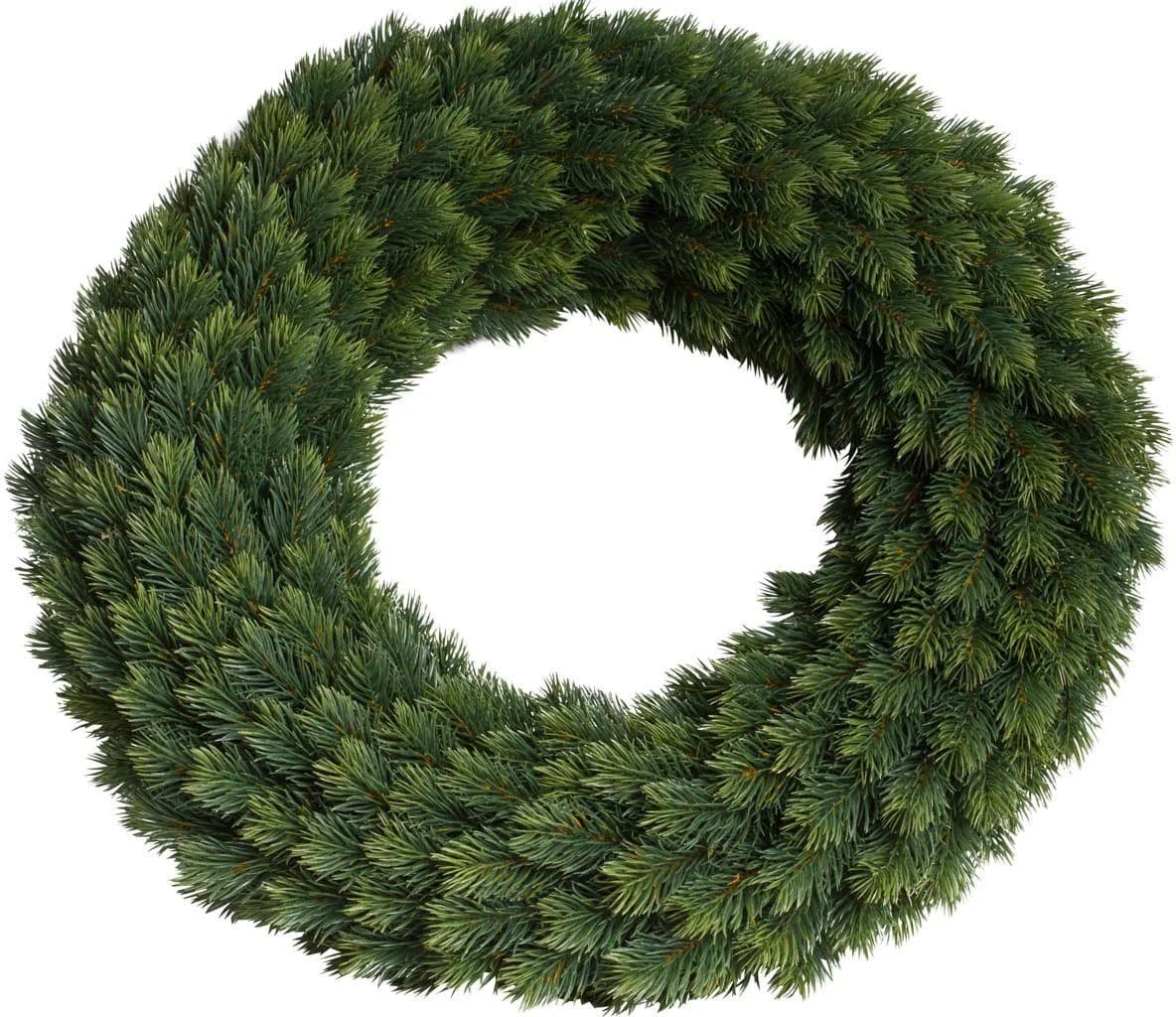 Botanic-Haus Kunstkranz Edel-Adventskranz beidseitig Tanne Grün - Bild 2