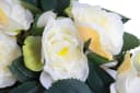 BOTANIC-HAUS Kunstkranz Rosenkranz Bunt Creme Weiß Gelb Bild 3