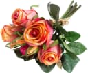 BOTANIC-HAUS Rosenstrauß 5 Rosen 3 Knospen Orange Kunststoff Bild 1