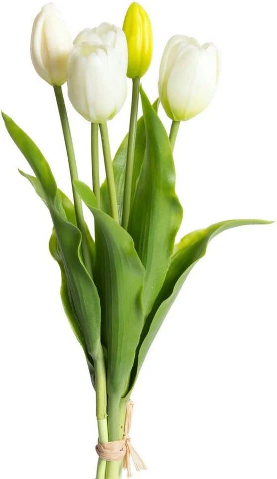 OTTO HOME Kunstblume Tulpenbündel Holland real Touch Beige Creme-Weiß - Bild 2