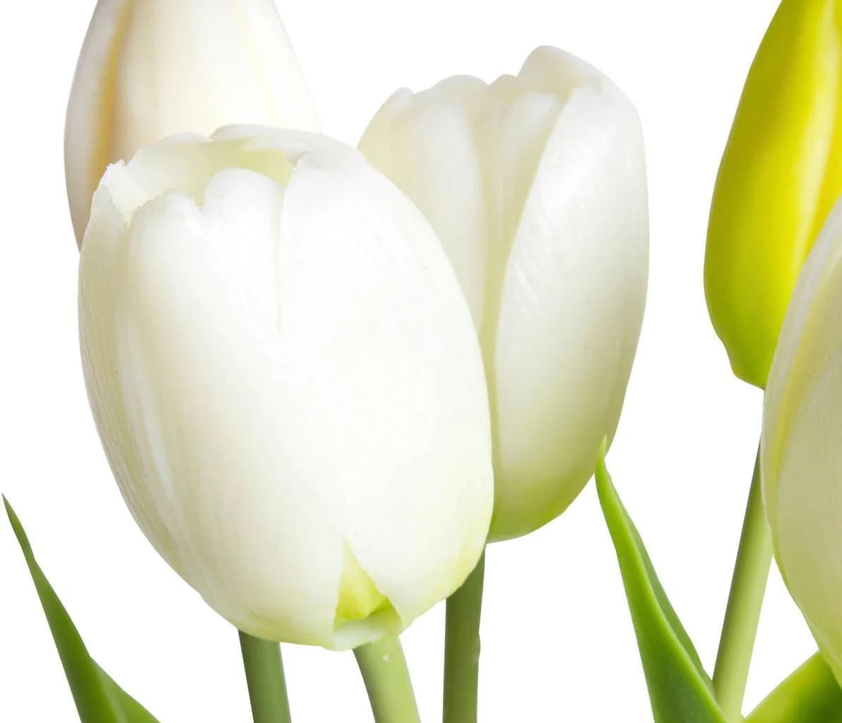 OTTO HOME Kunstblume Tulpenbündel Holland real Touch Beige Creme-Weiß - Bild 3
