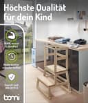 BOMI Lernturm Swubi Kinderhocker aus Massivholz Natur Bild 5