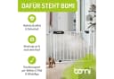 BOMI Verlängerung Türschutzgitter Weiß Modern Bild 4