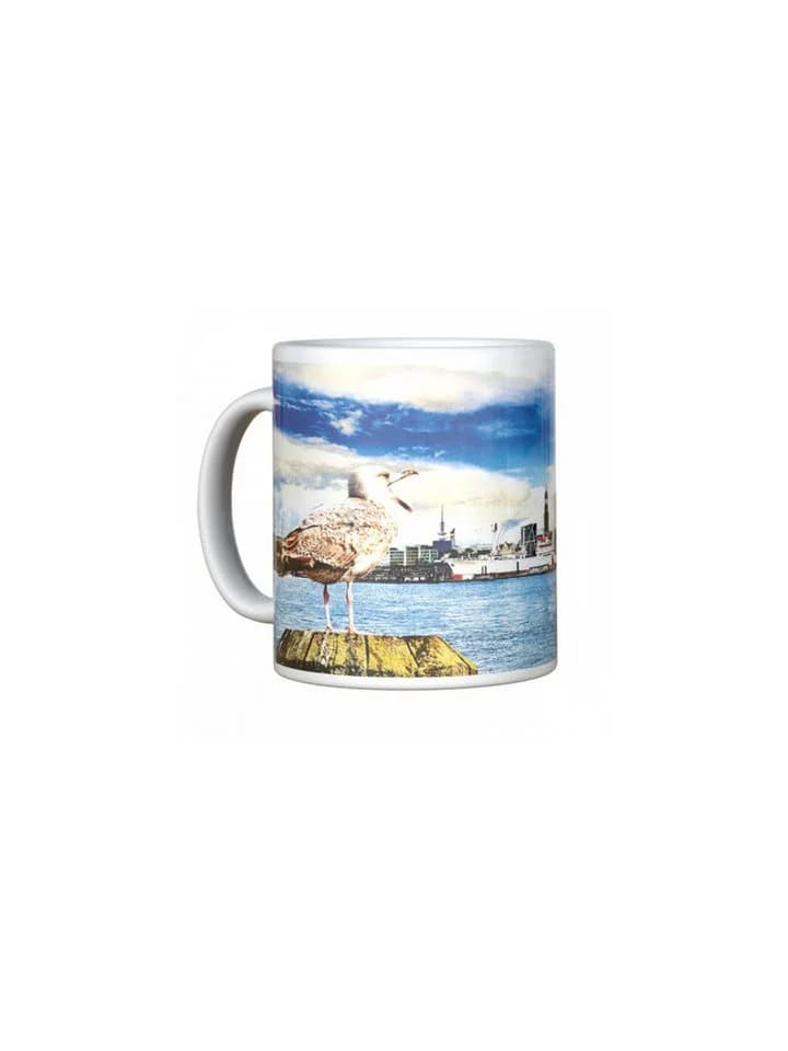 VertriebsArena GmbH HSV Tasse "Elbe" Steinzeug Blau