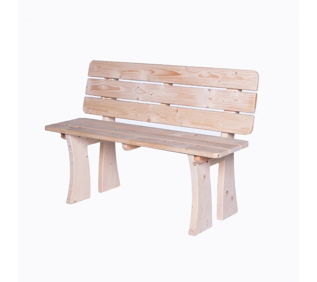 Mega-Holz Gartenbank Ungarn 2-Sitzer Kiefer massiv - Bild 2