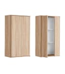 mokebo Mehrzweckschrank Der Schlanke Braun Holzwerkstoff Bild 2