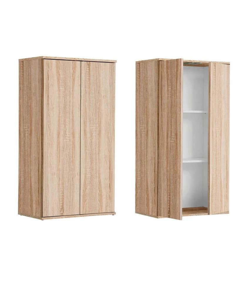 mokebo Mehrzweckschrank Der Schlanke Braun Holzwerkstoff - Bild 2