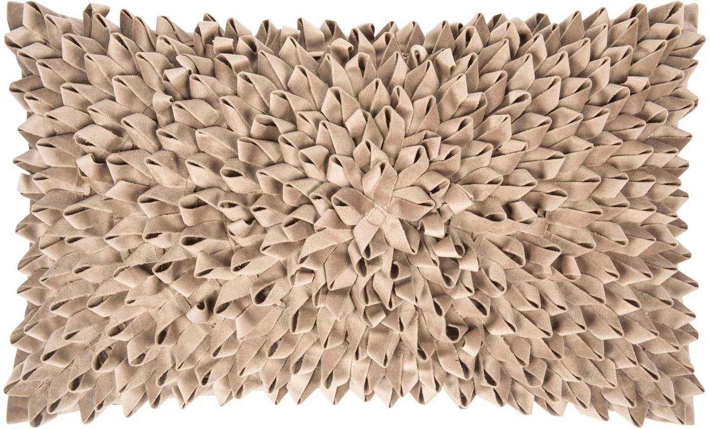 PAD Dekokissen Sentiment Taupe Unifarben 30x50cm Polyester - Bild 2
