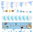Dekotalent® Hängedekoration Banner XXL Wimpel Blau Bild 2