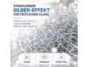 Weihnachtswunder® Lametta Engelshaar gelockt Silber 15g Aluminiumoptik Bild 5