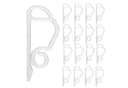 Weihnachtswunder® Dekohaken 50er Set Weiß Flexible Dachrinnenhalterung Bild 2