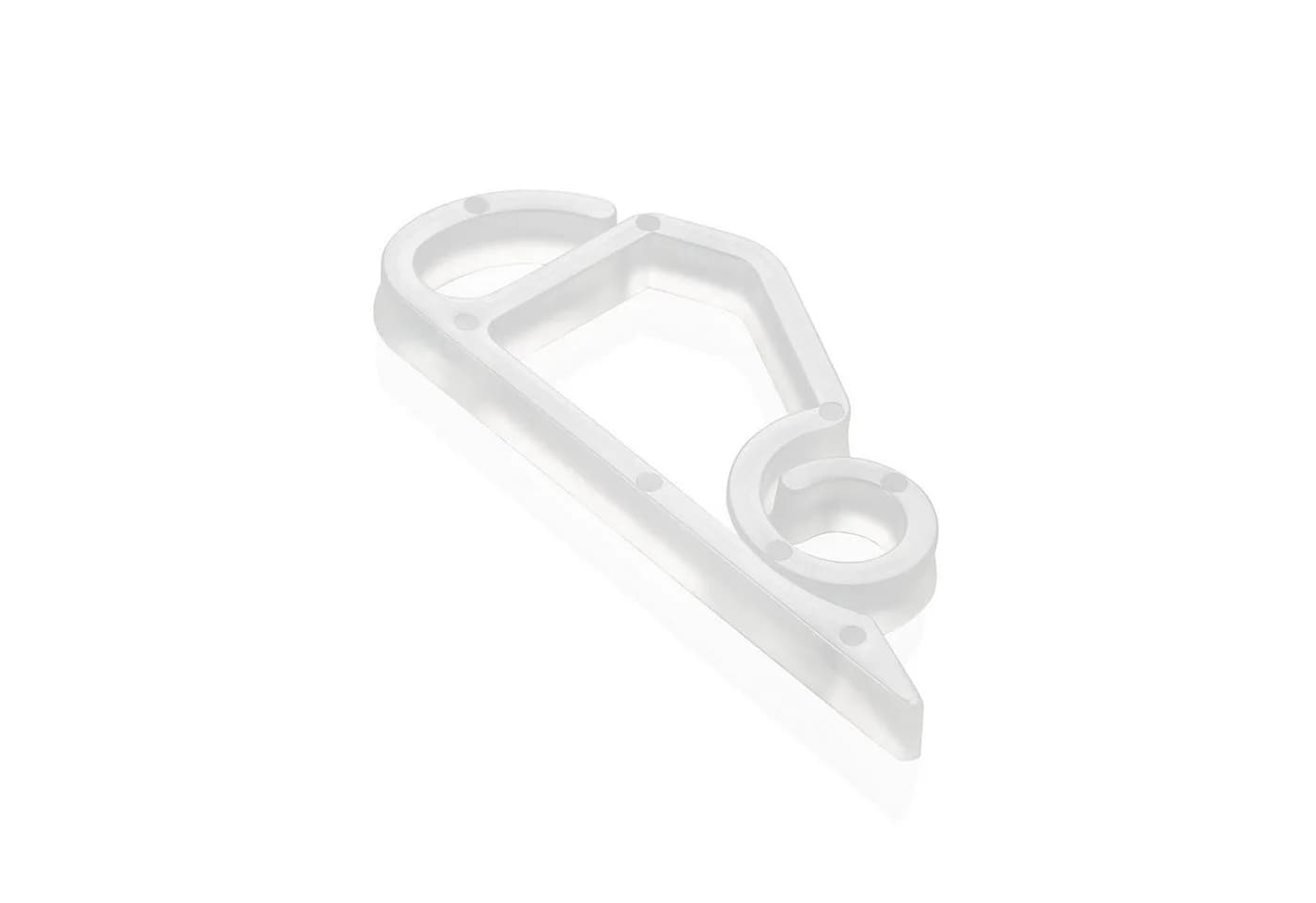 Weihnachtswunder® Dekohaken 50er Set Weiß Flexible Dachrinnenhalterung - Bild 5