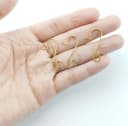 Weihnachtswunder® Christbaumschmuck 100x Haken Gold-Silber Kugelaufhänger S-Form Bild 5