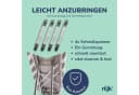 riijk Bügelbrettbezug Grau Universal Passform Dampfdurchlässig Bild 5