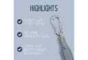 riijk Babywippe Schwingfeder Set Edelstahl Silber Bild 3