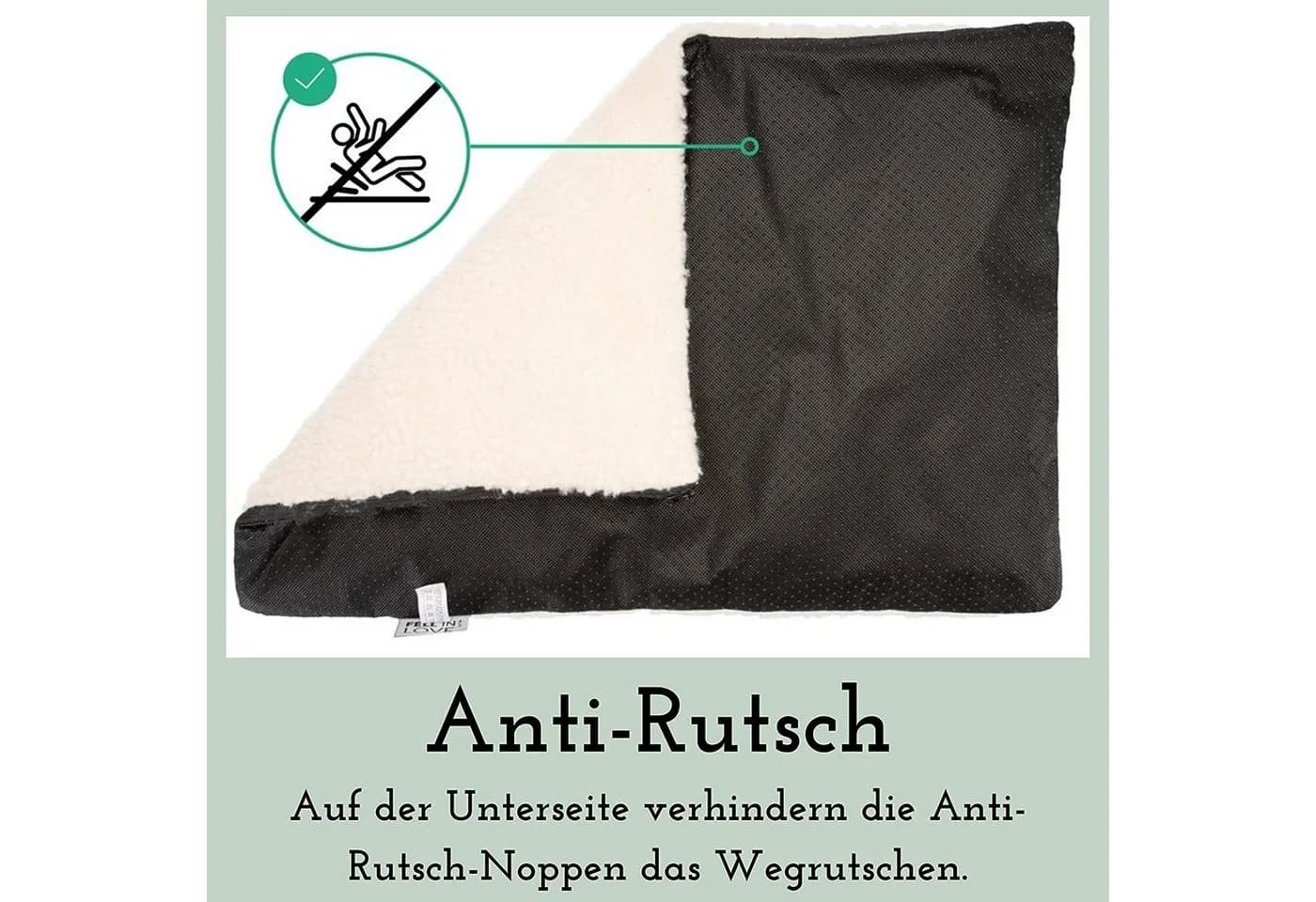 riijk Selbstheizende Wärmedecke für Hunde & Katzen, Vlies, Beige - Bild 5