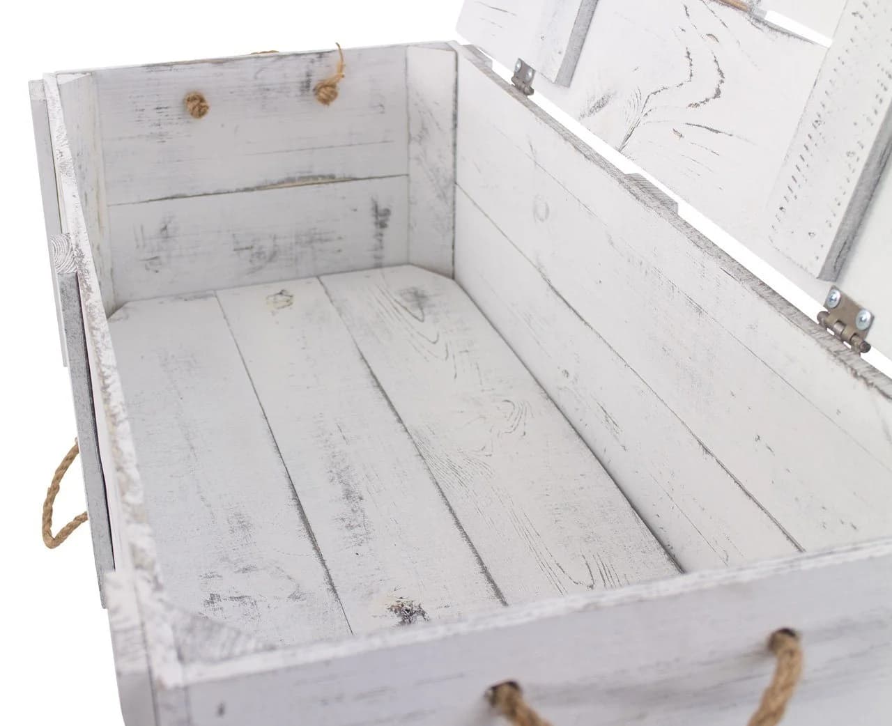 Kistenkolli Altes Land Allzweckkiste Weiss Holztruhe mit Schubladen - Bild 4