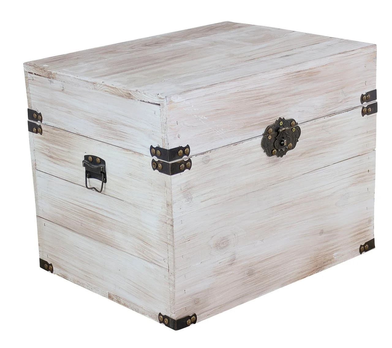 Kistenkolli Altes Land Allzweckkiste Holztruhe Elsa Shabby weiss - Bild 2