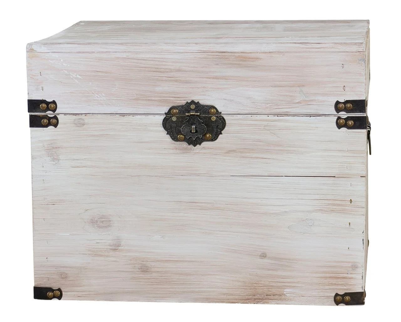 Kistenkolli Altes Land Allzweckkiste Holztruhe Elsa Shabby weiss - Bild 3
