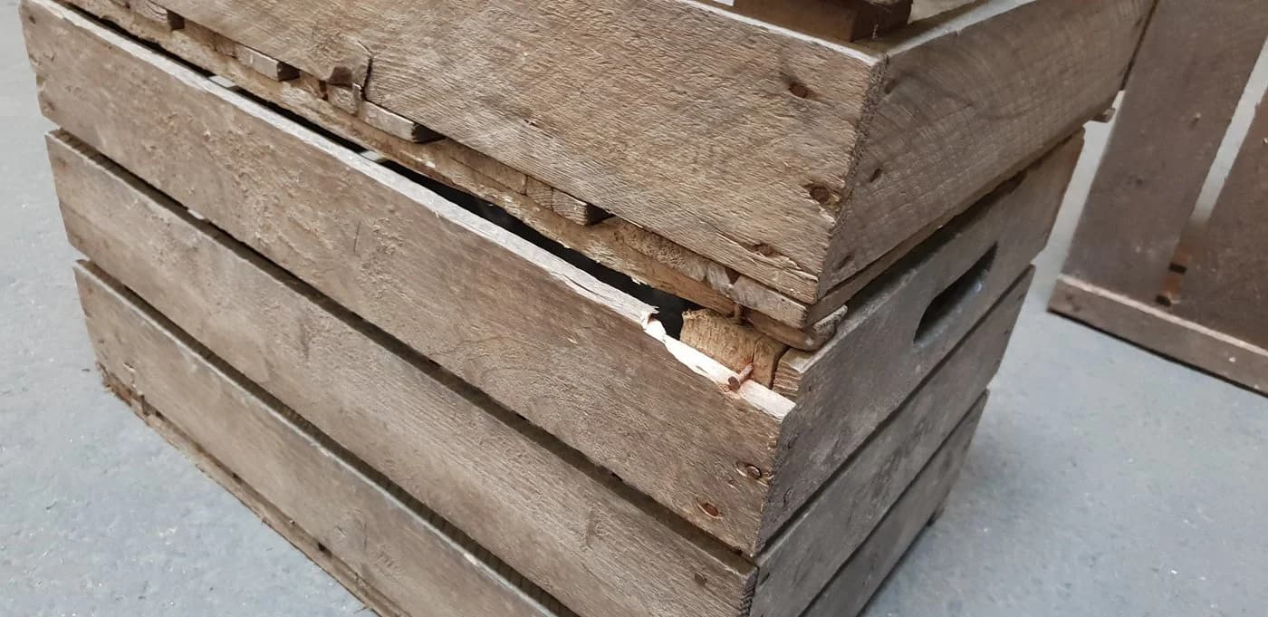 Kistenkolli Altes Land Obstkiste Rolf B-Ware Holzkiste - Bild 4