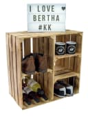 Kistenkolli Altes Land Allzweckkiste 2er Set MIX Obstkisten Regal Bertha & Tamme geflammt Bild 5