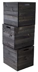 Kistenkolli Altes Land Allzweckkiste 3er Set Schwarz Lasur Bild 2
