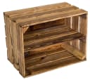 Kistenkolli Altes Land Holzkiste Bella Geflammt Braun Bild 1