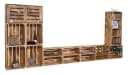 Kistenkolli Altes Land TV-Board Regal Set Sienna Braun Holz Bild 4