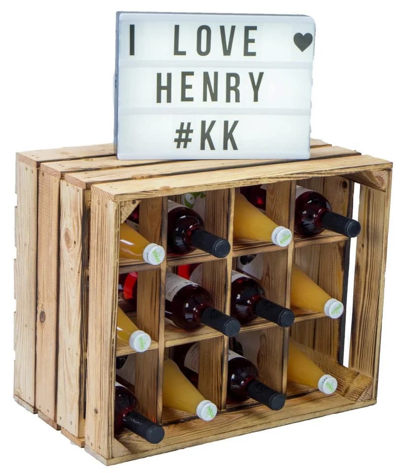 Kistenkolli Altes Land Allzweckkiste Henry 3er Set Braun Geflammt - Bild 4