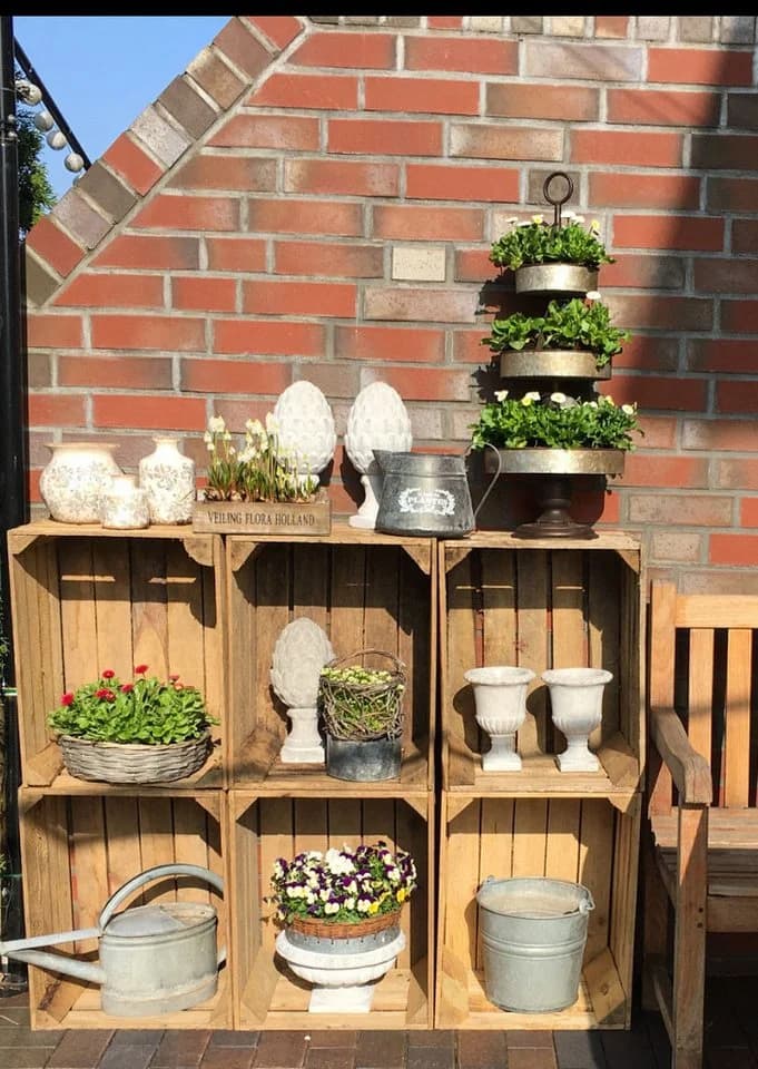 Kistenkolli Johanna Apfelkiste Naturbelassen Holzkiste - Bild 3