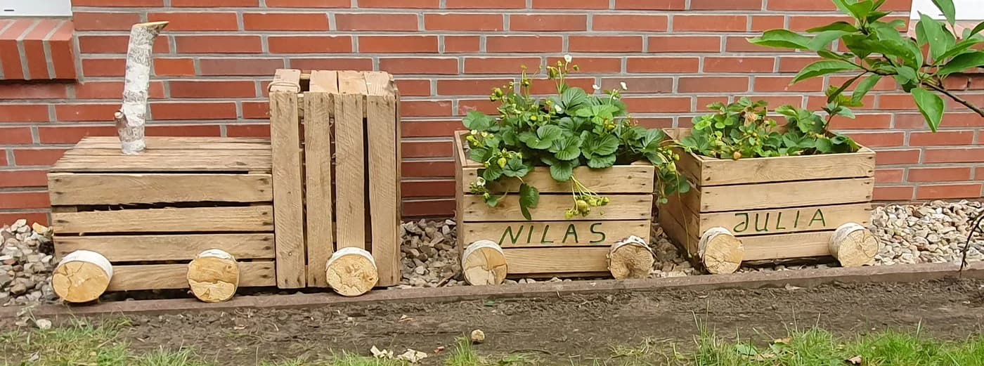 Kistenkolli Johanna Apfelkiste Naturbelassen Holzkiste - Bild 4