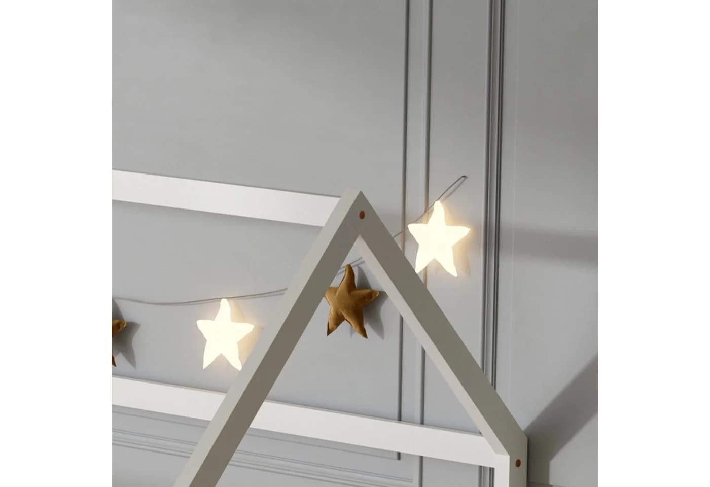 ecoMI Kinderbett Hausbett mit Rausfallschutz und Lattenrost - Bild 5